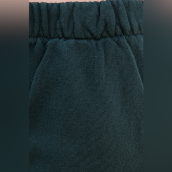 Brandy Melville Green Jogger Track Pants Elastic Waist - Picture 4 of 9